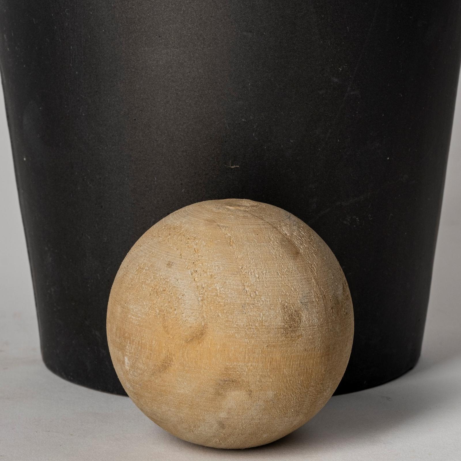 Mercana Asher Black Metal Urns - Set of 2