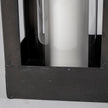 Mercana Ina Charcoal Metal Candle Holder Lantern