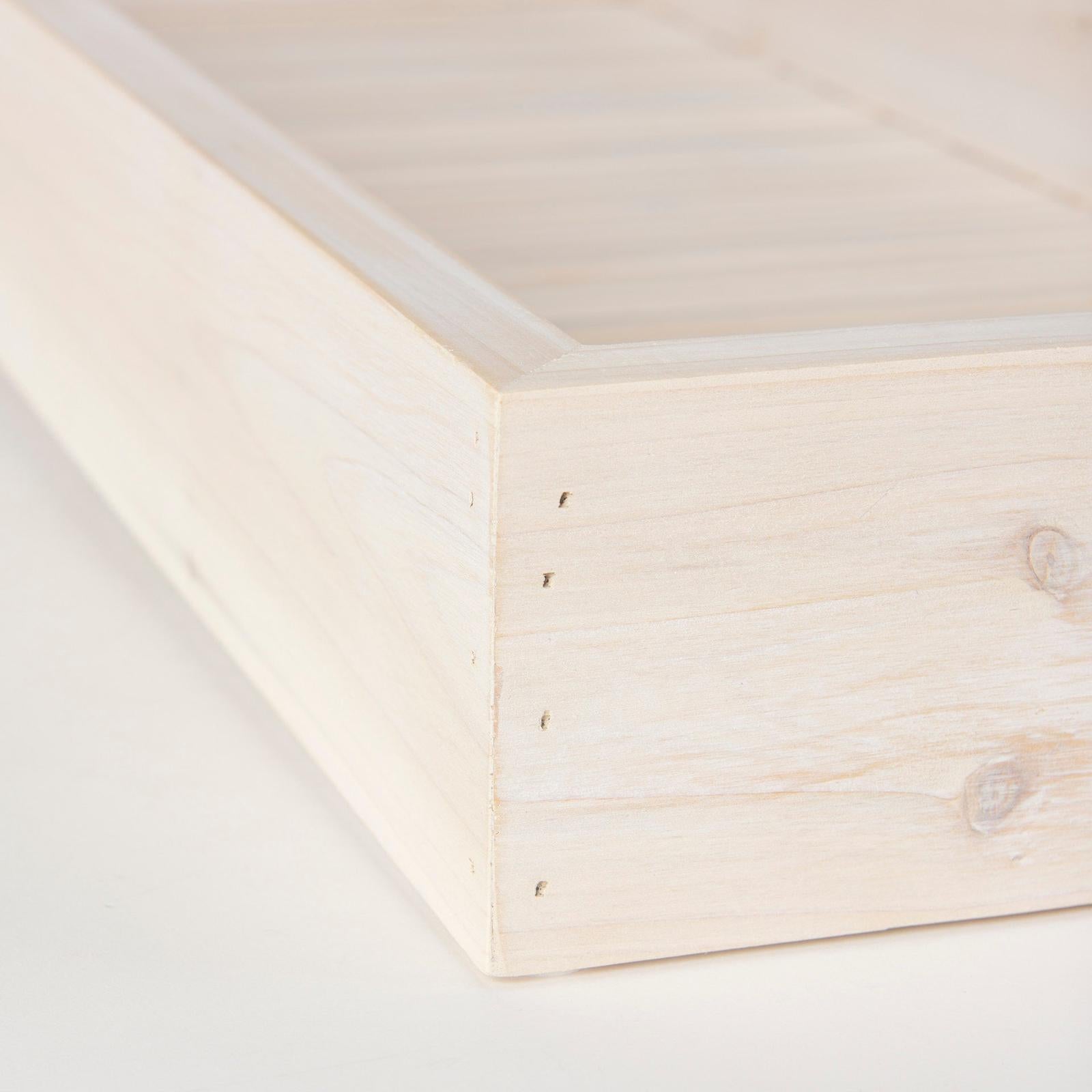 Mercana Horatio Natural Wood Rectangular Serving Tray