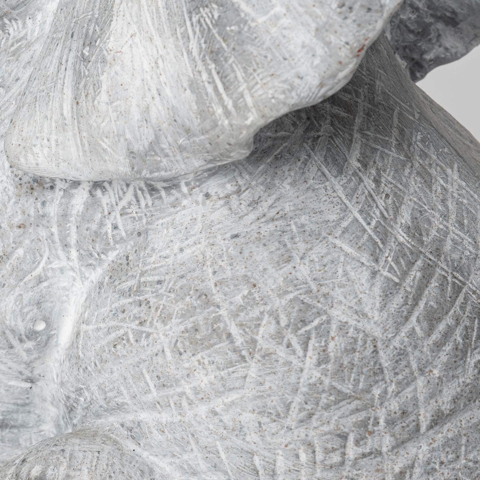Mercana Tantor Gray Resin Elephant Calf Table Lamp