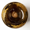 Mercana Mojave Small Black and Gold Detail Glass Vase