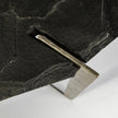 Mercana Shale Black Live-Edge Slate and Iron Console Table Clearance