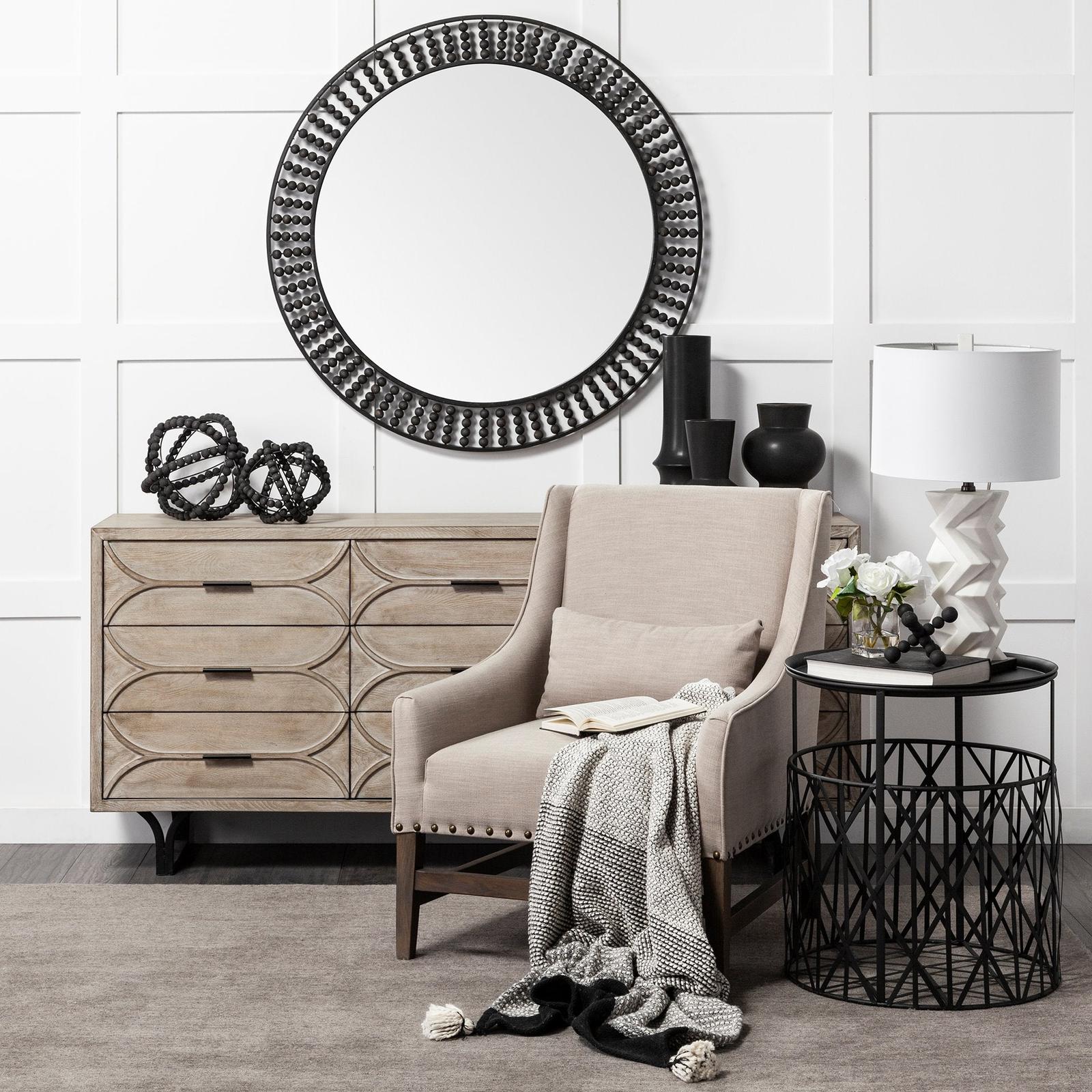 Mercana Earnhardt Black Wooden Beaded Orb Clearance