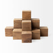 Mercana Rubik Natural Wooden Cube Display Object Clearance