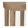 Mercana Brahma White Washed Wood Stool