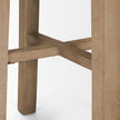 Mercana Brahma White Washed Wood Stool