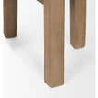 Mercana Brahma White Washed Wood Stool
