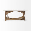 Mercana Reinhold Round Metal Base Coffee Table