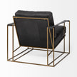 Mercana Watson Gold Metal Frame Accent Chair
