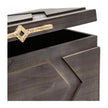 Mercana Cassia Brown Wooden Boxes- Set of 2