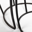Mercana Clapp Brown Round Wood Top Nesting Accent Tables- Set of 2