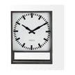 Mercana Felix Gray Metal Square Table Clock Clearance