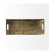 Mercana Drey Gold Rectangular Tray