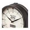 Mercana Attalack Black Metal Round Face Table Clock Clearance