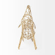 Mercana Frankie Gold Wire Framed Dog Shaped Decor Clearance