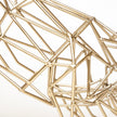 Mercana Frankie Gold Wire Framed Dog Shaped Decor Clearance