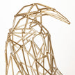 Mercana Frankie Gold Wire Framed Dog Shaped Decor Clearance