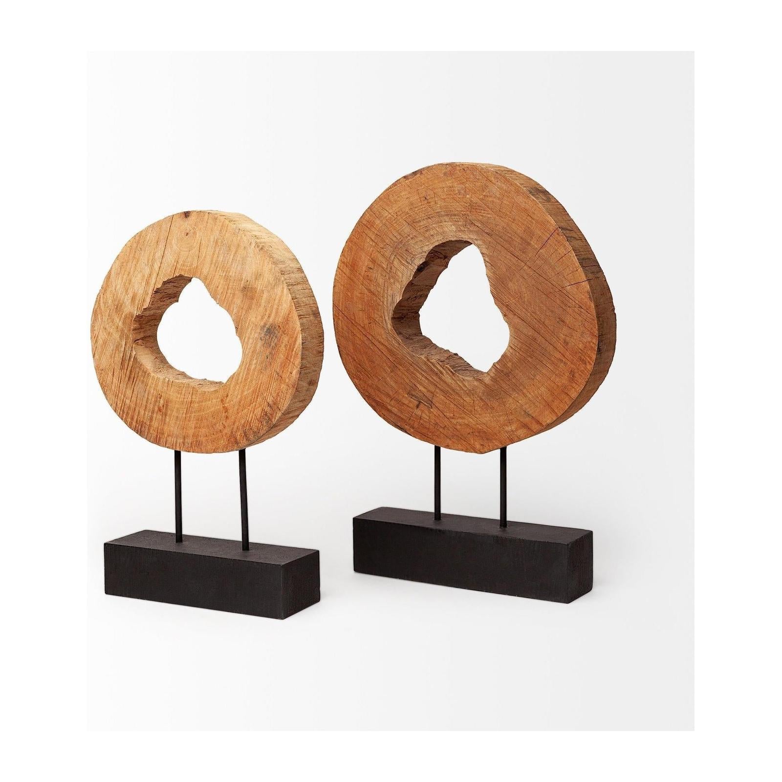 Mercana Ironwood Natural Wooden Circular Object