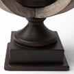 Mercana Brillion Rustic Wood Metal Table Candle Holder Clearance