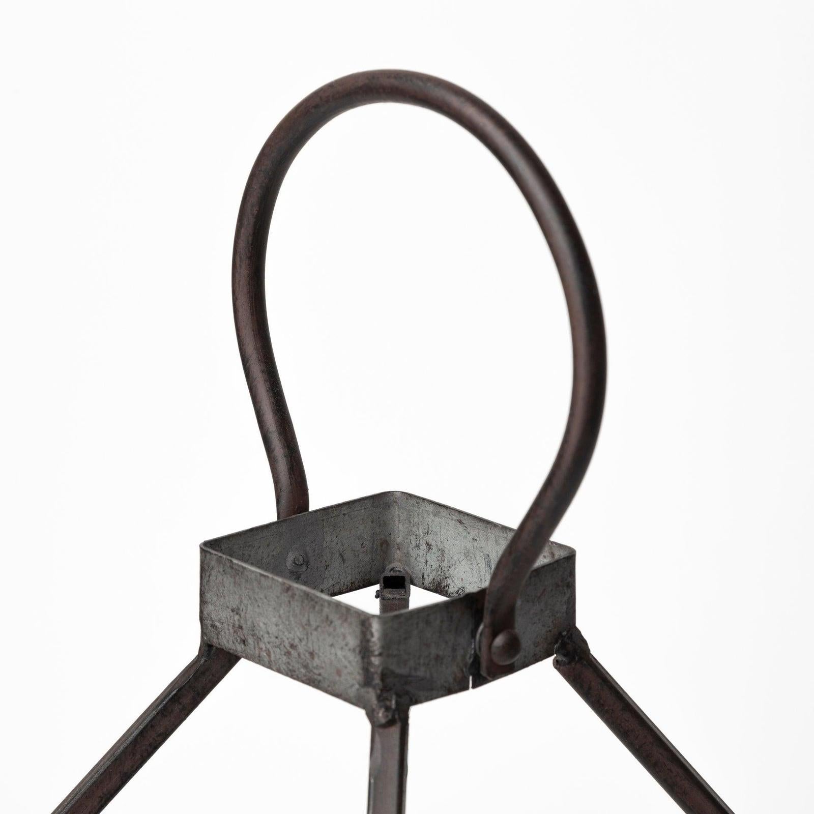 Mercana Kingston Rustic Metal Framed Table Candle Holder
