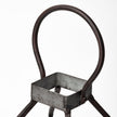 Mercana Kingston Rustic Metal Framed Table Candle Holder