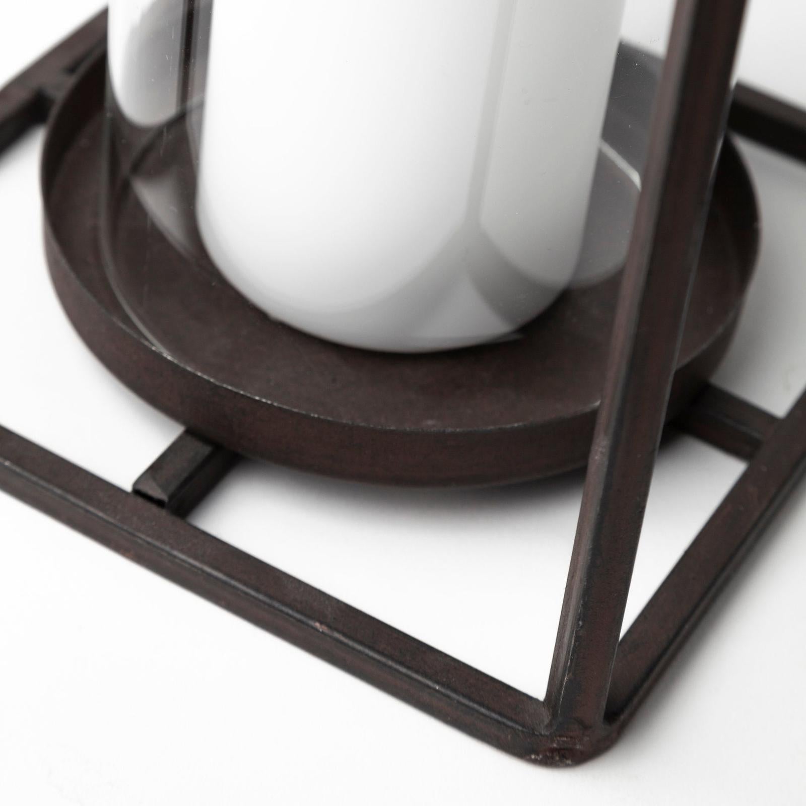 Mercana Kingston Rustic Metal Framed Table Candle Holder