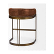 Mercana Hollyfield Gold Metal Base Bar Stool