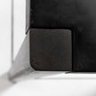 Mercana Nell Black Metal Seat & Foot Rest With Brown Wood Legs Stool