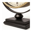 Mercana Houston Gold Metal Half Moon Base Table Clock