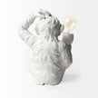 Mercana Simia White Resin Playful Monkey Table Lamp Clearance