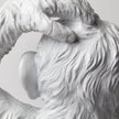 Mercana Simia White Resin Playful Monkey Table Lamp Clearance