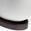 Mercana Celtica White Resin Ring-Shaped Base Table Lamp
