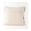 Mercana Beardell 18 x 18 Cream And Black Details With Tassels Decorative Pillow Cover Clearance