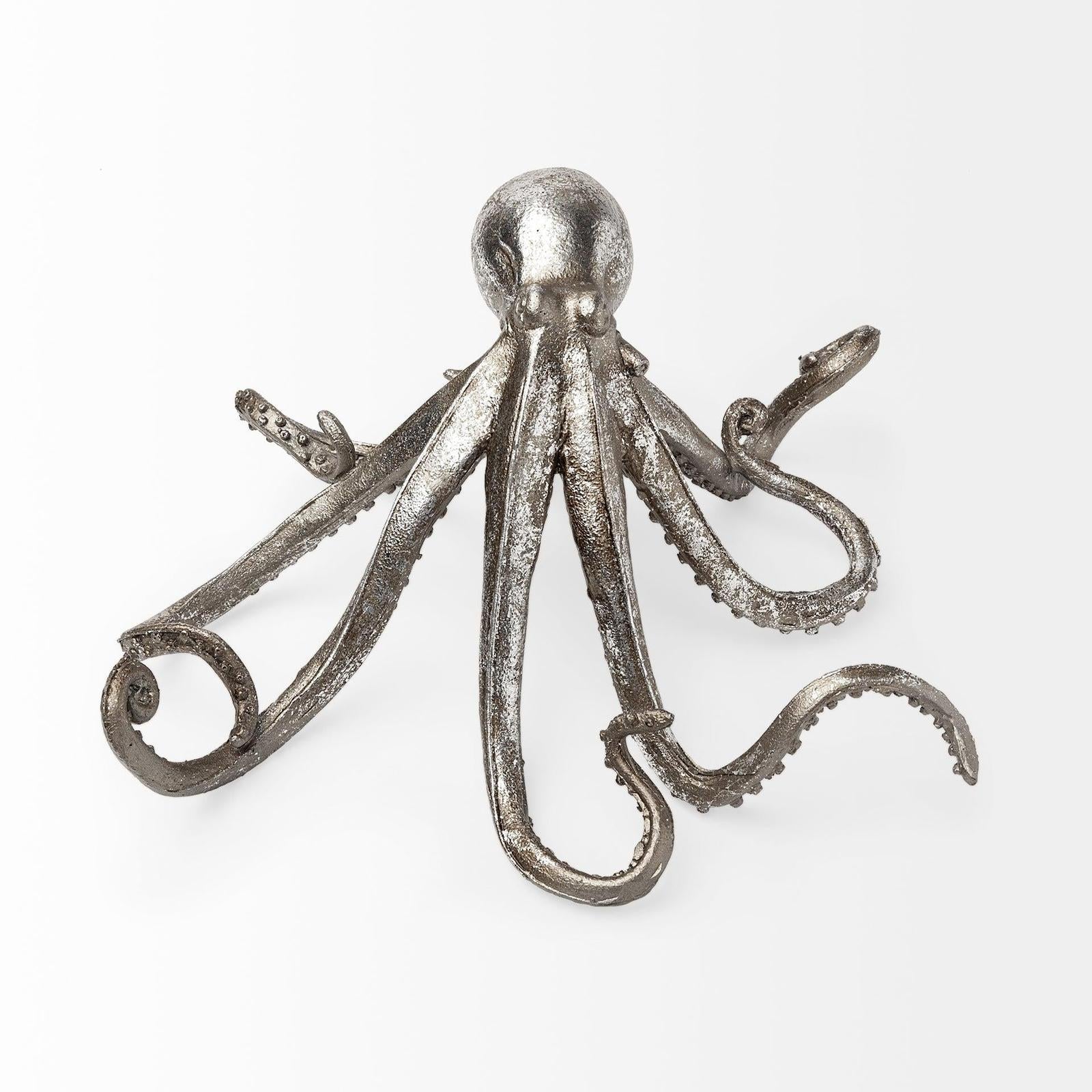 Mercana Strafford Silver Resin Octopus
