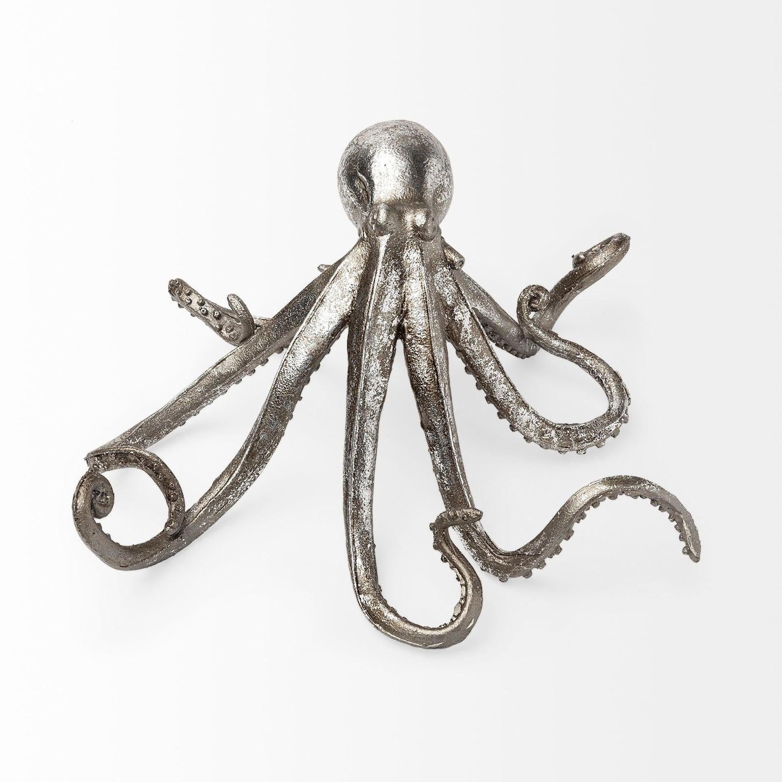 Mercana Strafford Silver Resin Octopus