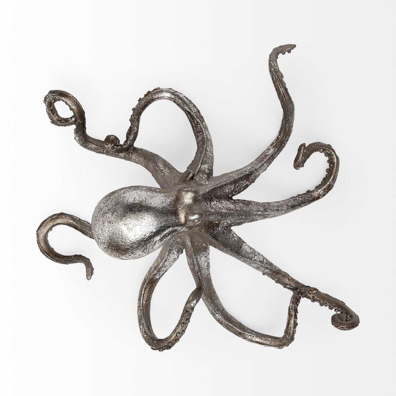Mercana Strafford Silver Resin Octopus