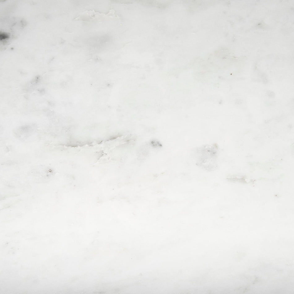 Mercana Tanner White Marble Top Black Metal Base Dining Table Clearance