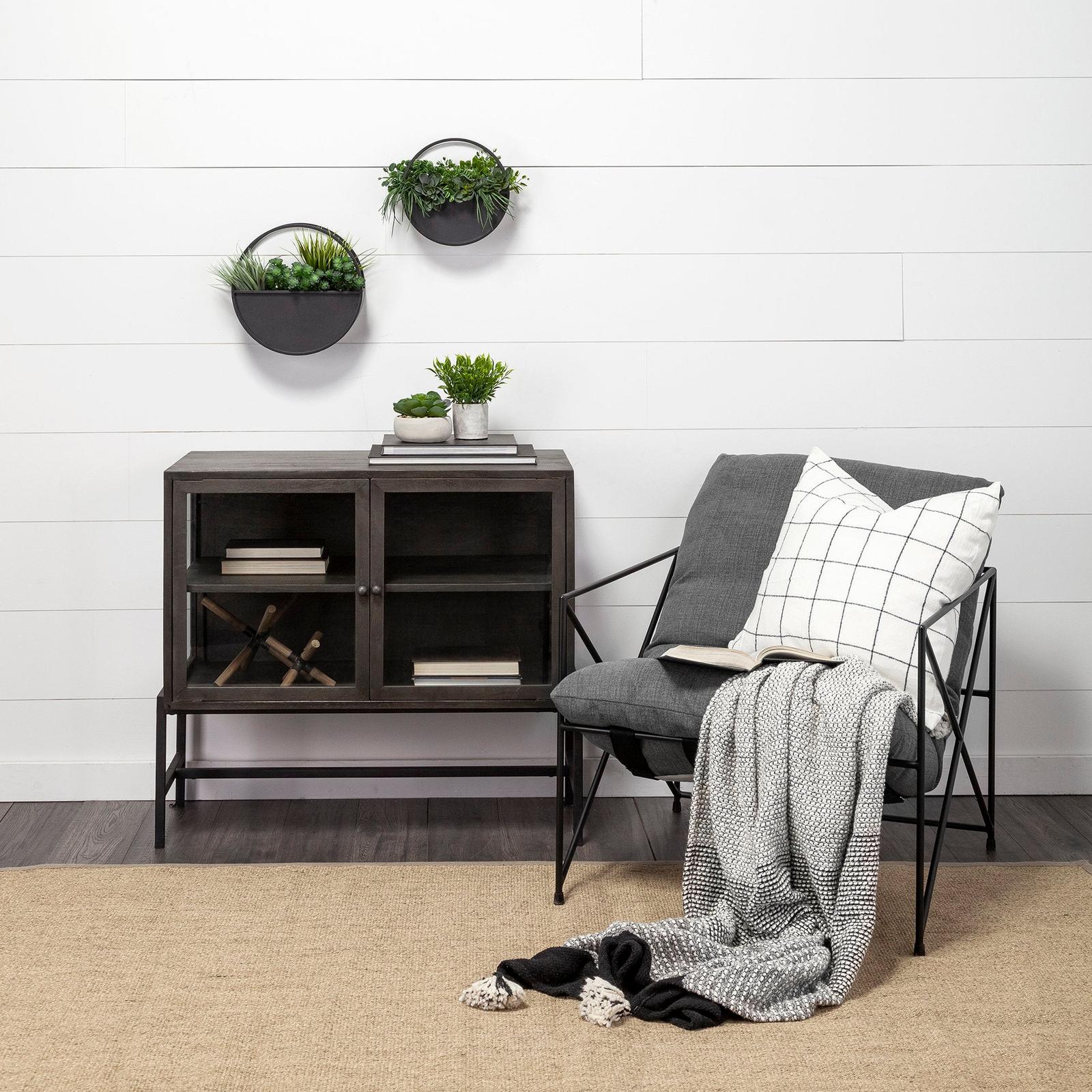 Mercana Leonidas Metal Frame Accent Chair