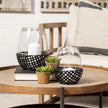 Mercana Reena Woven Metal Base Table Candle Holder