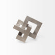 Mercana Link Small Silver Metal Sculpture Decorative Object