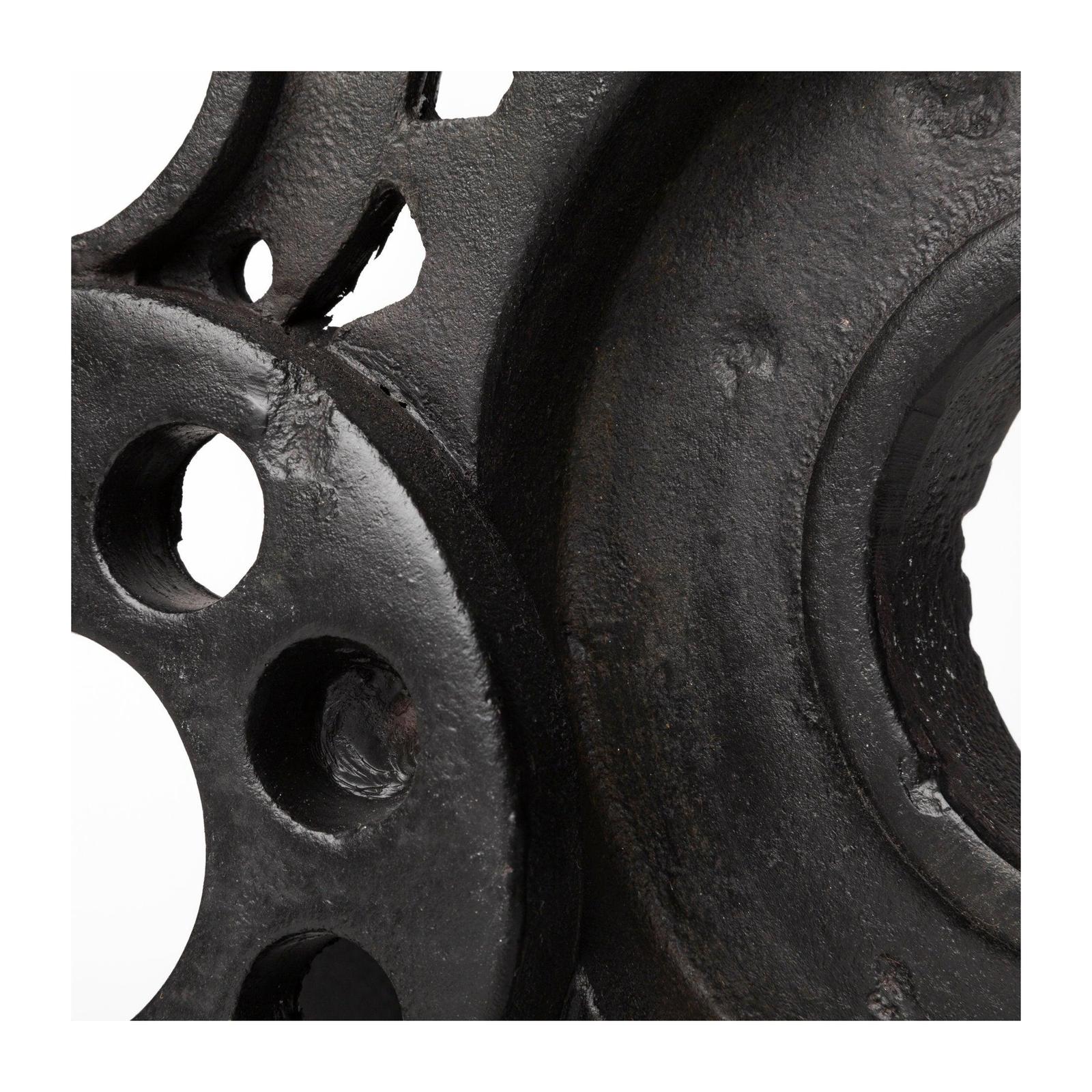 Mercana Cogsworth Brown Resin Industrial Gear Bookends- Set of 2