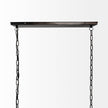 Mercana Josie Natural Wood Chassis Six Light Chandelier Clearance