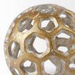 Mercana Moyer Gold Metal Hollow Decorative Orb