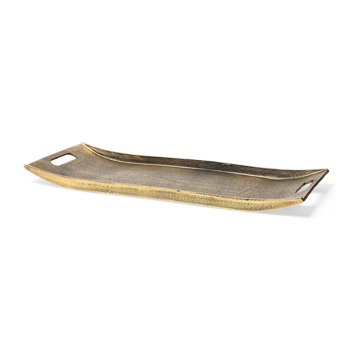 Mercana Drey Gold Rectangular Tray