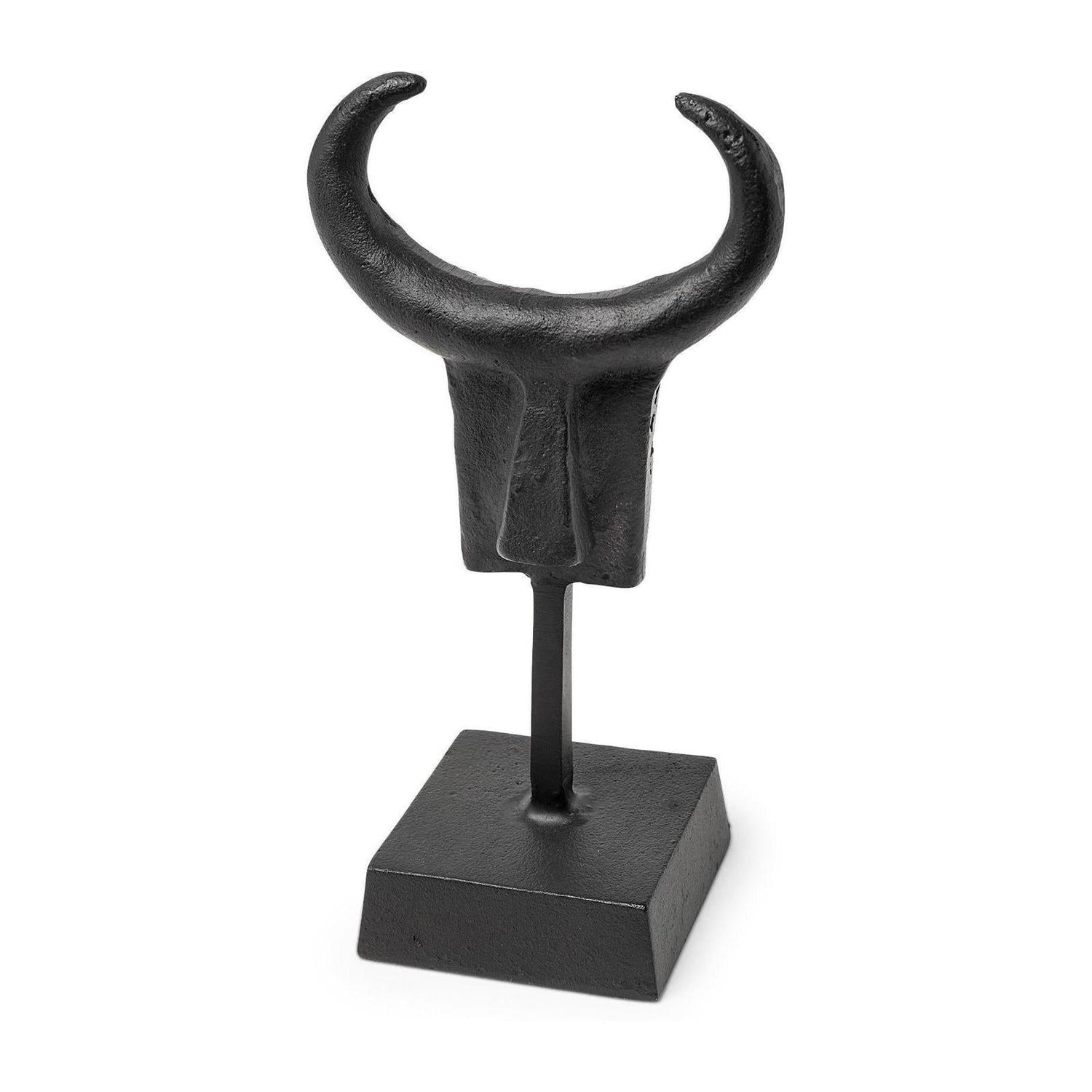 Mercana Caleb Black Metal Tribal Figurine
