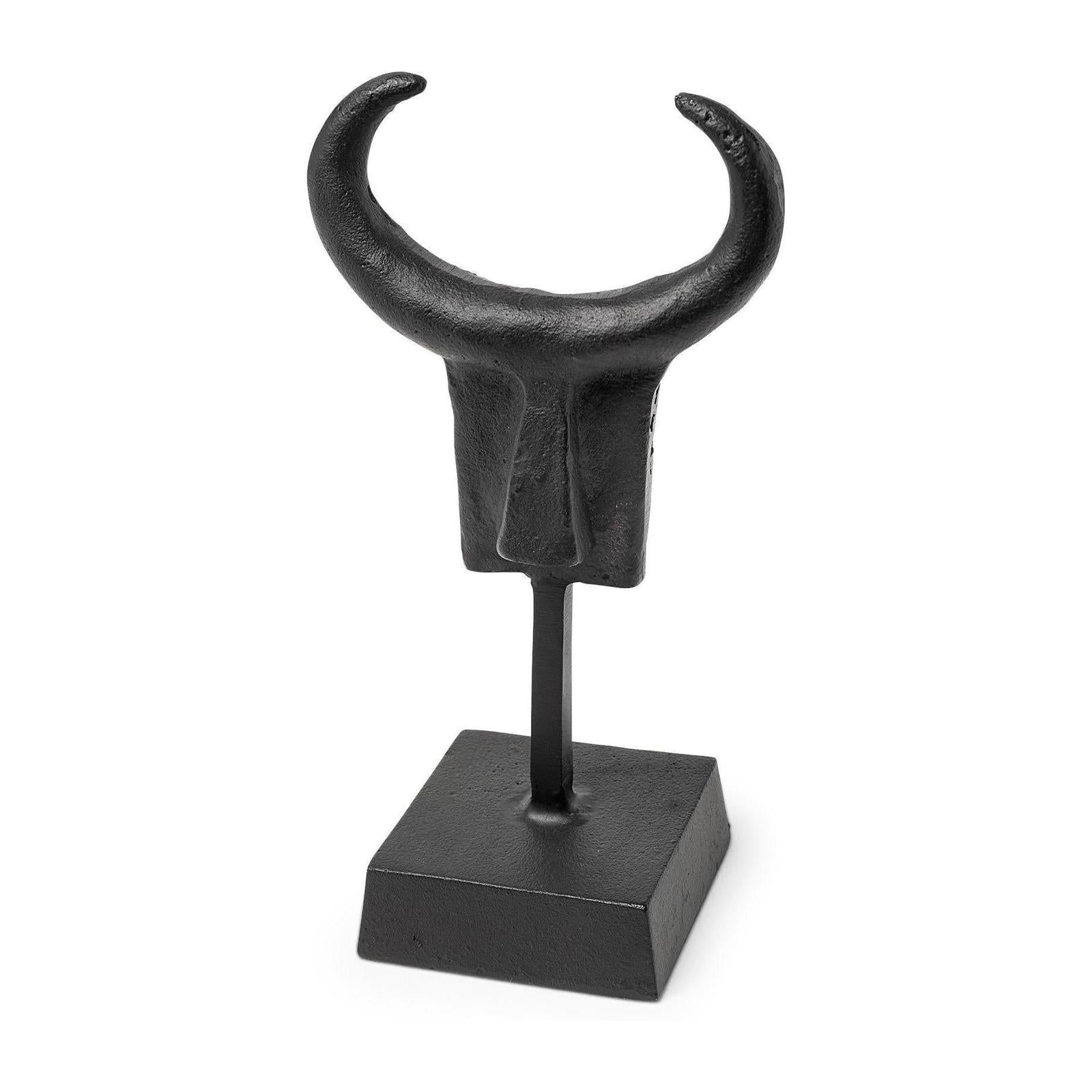 Mercana Caleb Black Metal Tribal Figurine