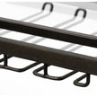 Mercana Chriselle Black Metal And Glass Two Tier Bar Cart Clearance