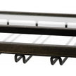 Mercana Chriselle Black Metal And Glass Two Tier Bar Cart Clearance