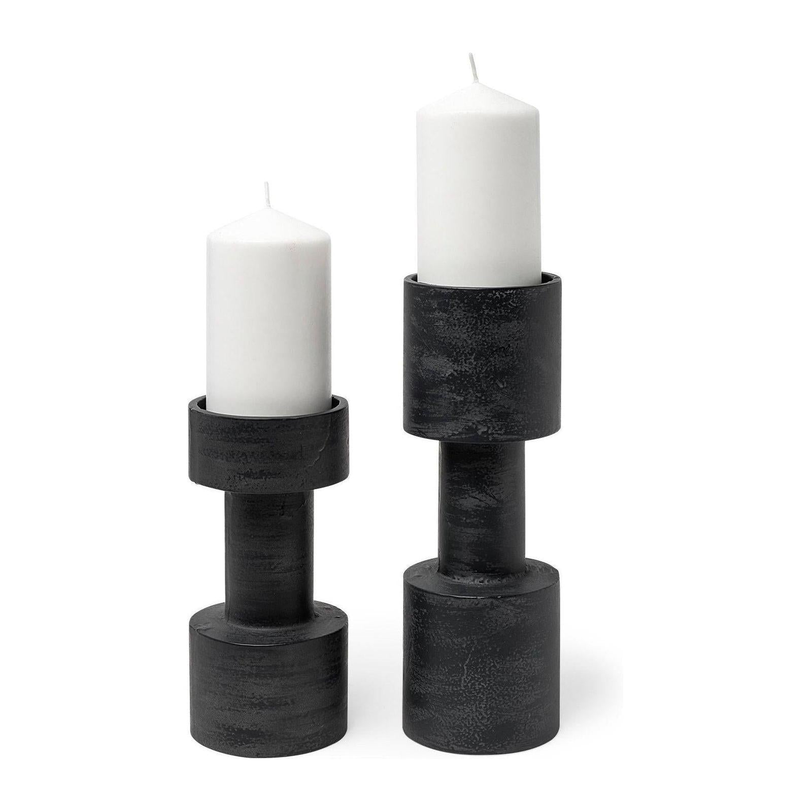 Mercana Bolton Black Metal Table Candle Holders