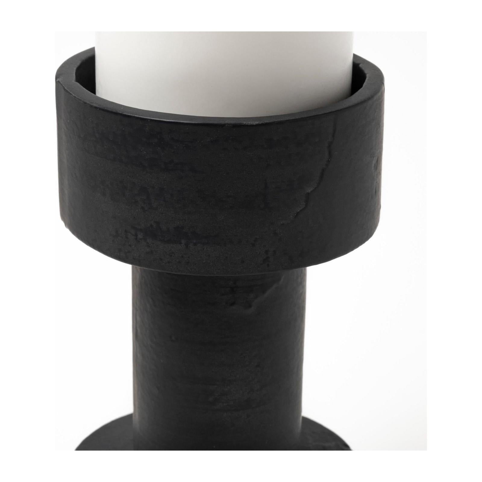 Mercana Bolton Black Metal Table Candle Holders